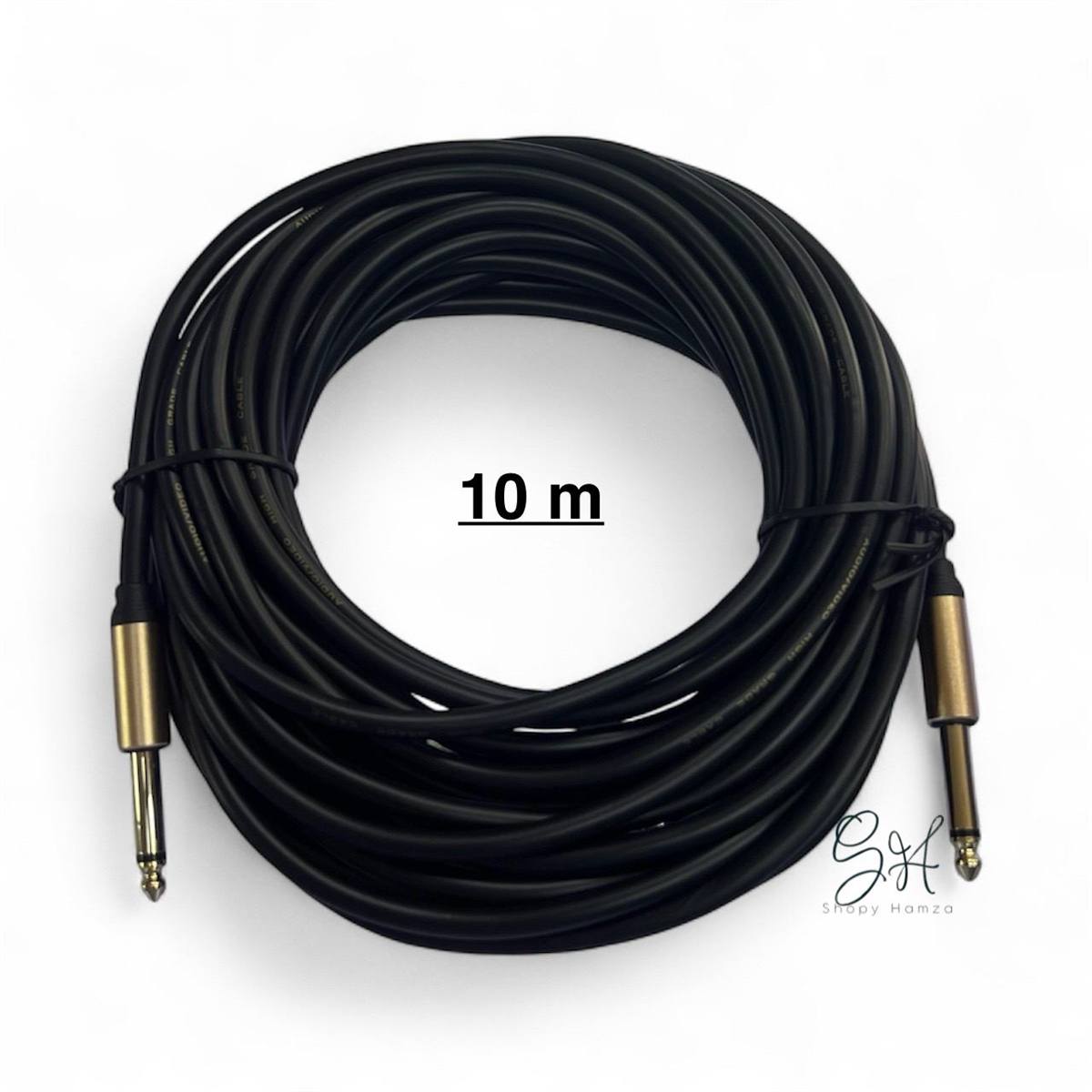 Cable audio Jack 6,5 mm - 10 m